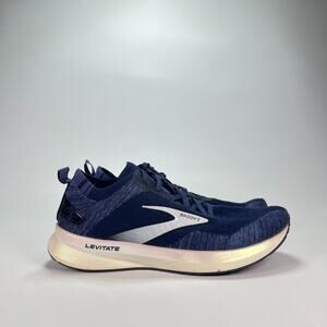 Brooks Levitate 4 Navy Blue Lace Up Road Running Shoes 1103451D439 Men’s Size 8